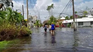 San Juan, PR Flooding from Hurricane Maria - 9/22/2017