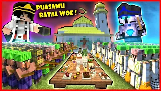 10.000 VILLAGER TOBAT IKUT PUASA DI MINECRAFT ! TAPI DI PRANK FROST DIAMOND SAMPAI BATAL !