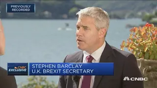 Brexit deal is doable by October 31, Stephen Barclay says | Squawk Box Europe