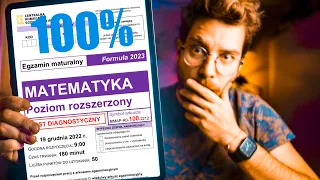 📝100% na maturze ROZSZERZONEJ 2023 z MATEMATYKI ❗️(arkusz próbny - grudzień 2022)