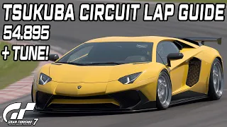 [Gran Turismo 7] Daily Race Lap Guide - Tsukuba Circuit - Lamborghini Aventador SV '15