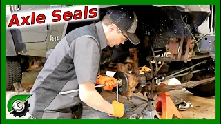 Easy DIY Axle Seal Replacement: Jeep Wrangler Dana 30 axle seal leak