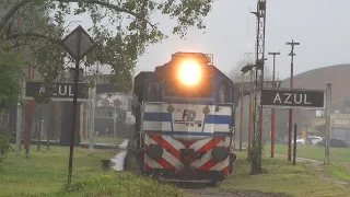 Ferrosur Roca - Tren 103 con Flamante GT22 9052 con TM entre Las Flores e Hinojo