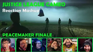 Justice League Cameo! Reaction Mashup - Peacemaker Season 1 Finale