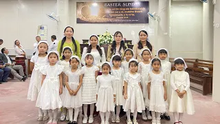 Hmangaihna ropui Worship Dance by Naupang Sunday School || Easter Sunday (zan inkhawm) 09.04.23