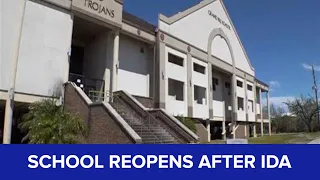 Grand Isle School reopens 6 months after Hurricane Ida