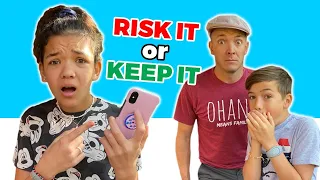 RISK IT or KEEP it Challenge! Will they give up their prized possession?!