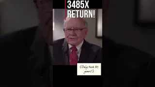 Forget 10x Returns - Warren Buffett on how to achieve 3485x Returns!