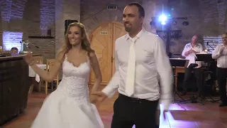 Dorina és Péter Esküvői Nyitótánc 2016--Surprise Wedding Dance---It Includes Daddy - Daughter Dance