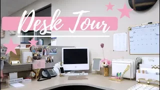 DESK TOUR!!! DECOR + ORGANIZATION | DESIREE ESTRADA