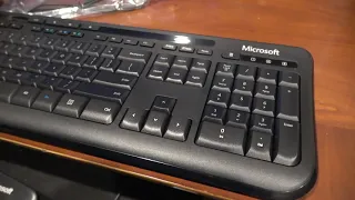 Microsoft Wired Keyboard 600 (Black) unboxing and review