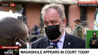 Carl Niehaus on  Magashule's court appearance on Wednesday