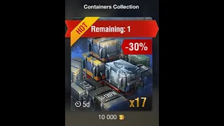 2X17 Containers collection oppening