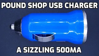Inside a Pound shop car-USB charger (with schematic)