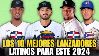 LOS 10 MEJORES LANZADORES LATINOS PARA 2024 EN MLB, BEST STARTING PITCHERS -  BASEBALL