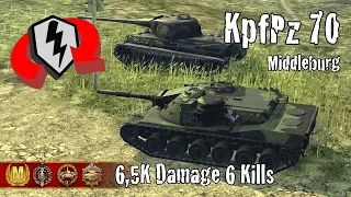 KpfPz 70  |  6,5K Damage 6 Kills  |  WoT Blitz Replays