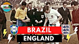 Brazil vs England 3-1 All Goals & Highlights ( 1962 World Cup )