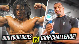 Bodybuilder vs Grip Challenge!