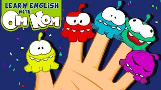 Five Little Fingers Song | Finger Family | Educational Videos For Kids | Learn English With Om Nom