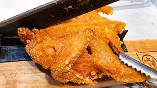 The best fried chicken in Korea, Original fried chicken, sweet and sour chicken, Korean street food