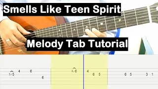 Smells Like Teen Spirit Guitar Tutorial Melody Tab Tutorial Guitar Lessons for Beginners