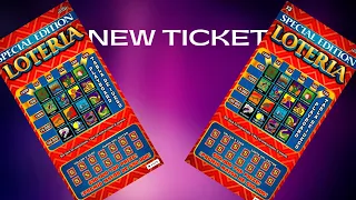 NEW TICKET SPECIAL EDITION  LOTERIA TEXAS LOTTERY SCRATCH OFF