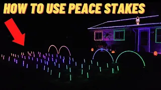 How to use Pixel Peace Stakes in Your Light Show