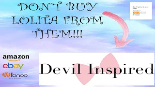 Lolita Tips for New Lolitas | Where NOT to Buy Lolita (DevilInspired, Milanoo, etc.)