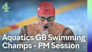 Live Aquatics GB Swimming Championships | Day 3 | PM Session