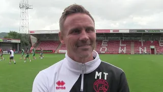 Post-match - Saddlers Head Coach Matt Taylor reflects on Cheltenham Town defeat