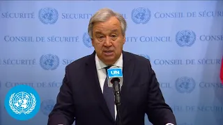Sudan: "The fighting must stop immediately!" - UN Chief Media Stakeout (20 April 2023)