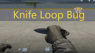 How to perform the knife animation loop bug in CS2