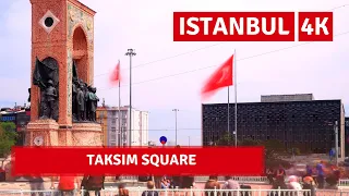 Istanbul Taksim Square Walking Tour 20September 2021|4k UHD 60fps