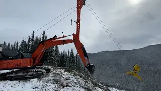 Alpine Yarder at work