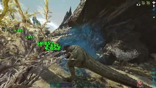 ARK: Survival evolved Xbox series x gameplay ark carcharodontosaurus spawn location extinction map..