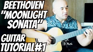 Moonlight Sonata | Ludwig Van Beethoven | Classical Guitar Tutorial 1 of 2 | NBN Guitar