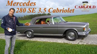 Mercedes 280 SE 3.5 Cabriolet, 1971, Deutsches Werkscabriolet, Wunderschön restaurierter Oldtimer