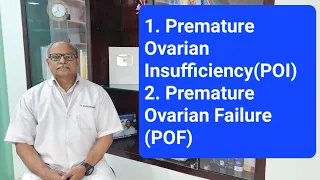Premature ovarian failure and Premature Ovarian Insufficiency #pof #poi @DRDIPANKARBANERJEE