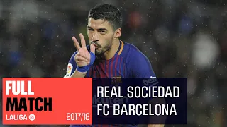 Real Sociedad - FC Barcelona (2-4) LALIGA 2017/2018 FULL MATCH