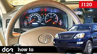 Toyota Land Cruiser Prado 120 / Lexus GX470 - Removing Instrument Cluster