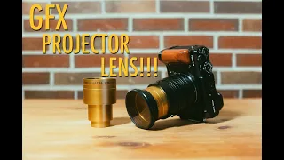 PROJECTOR LENS FOR THE GFX AND HOW TO MOUNT!!!