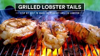 Grilled LOBSTER TAIL with Seasoned Butter for LOBSTER Rolls
