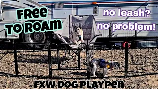FXW Dog Playpen for RV