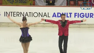 Elena Rossi - Giancarlo Maraviglia. Oberstdorf 2019. Adult Pairs FS. 2d place