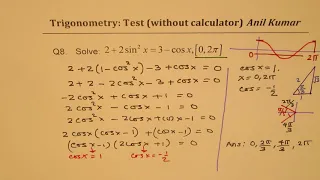 Trigonometric Equations and Identities Compound Angle IB Test Paper 2 MCV4U