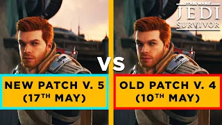 Star Wars Jedi Survivor | Patch 4 vs Patch 5 (17th May) | Performance Comparison