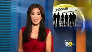 Sharon Tay 2011/09/05 8PM KCAL9 HD; Tight red dress