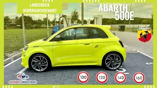 2023 Abarth 500e 🤔 wie effizient ist er wirklich⁉️