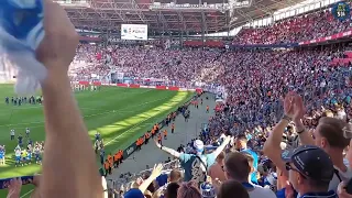 FC Schalke 04 Fans singen nach dem Abstieg in Leipzig 4:2 - SCHALKE IST DER GEILSTE CLUB DER WELT