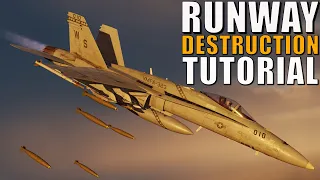 How to ACCURATELY Bomb Runways & Bridges EVERYTIME in DCS World!